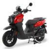 Tank 150cc Street Scooter, Automatic Shifting, Full Disc Brakes, 12 inch Wheels, LED Lights - Quicksand