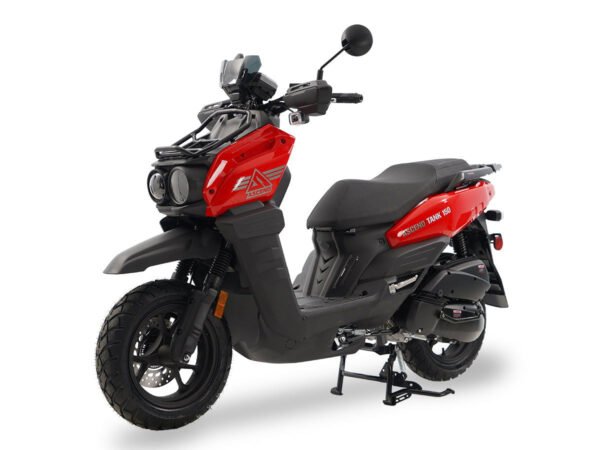 Tank 150cc Street Scooter, Automatic Shifting, Full Disc Brakes, 12 inch Wheels, LED Lights - Quicksand