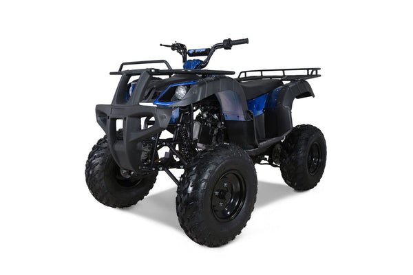 Tao Bull 150cc Utility ATV, Electric Start, Automatic with Reverse, 10-inch Wheels - Blue