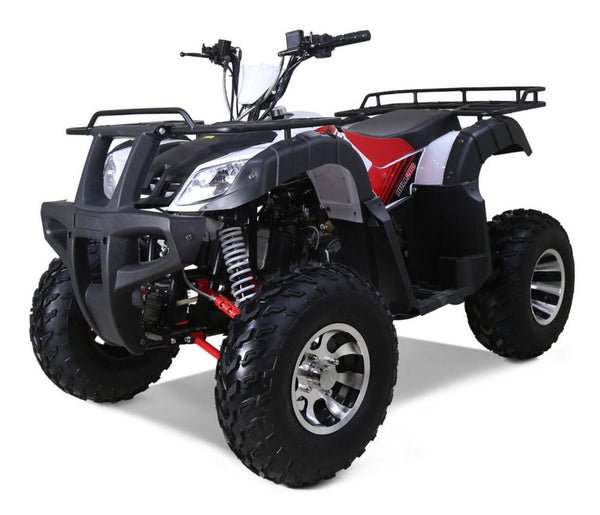 Tao Bull 200cc Utility ATV, Electric Start, Automatic with Reverse, 10-inch Wheels - Red