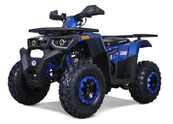 Tao G200 200cc Utility Style ATV, Electric Start, Automatic with Reverse, 10-inch Wheels - Blue