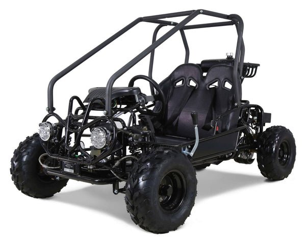 Tao GK110 Kids Gas Go Kart, Electric Start, Automatic with Reverse, Remote Kill Switch, Ages 6 and up - Black