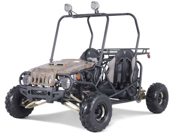 Tao Mojave 110cc Kids Gas Go Kart, Electric Start, Automatic with Reverse, Ages 8 and up - Blue