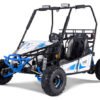 Tao Triton 125cc Kids Gas Go Kart, Electric Start, Automatic with Reverse, Ages 8 and up - Blue