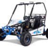 Tao Triton 125cc Kids Gas Go Kart, Electric Start, Automatic with Reverse, Ages 8 and up - Blue