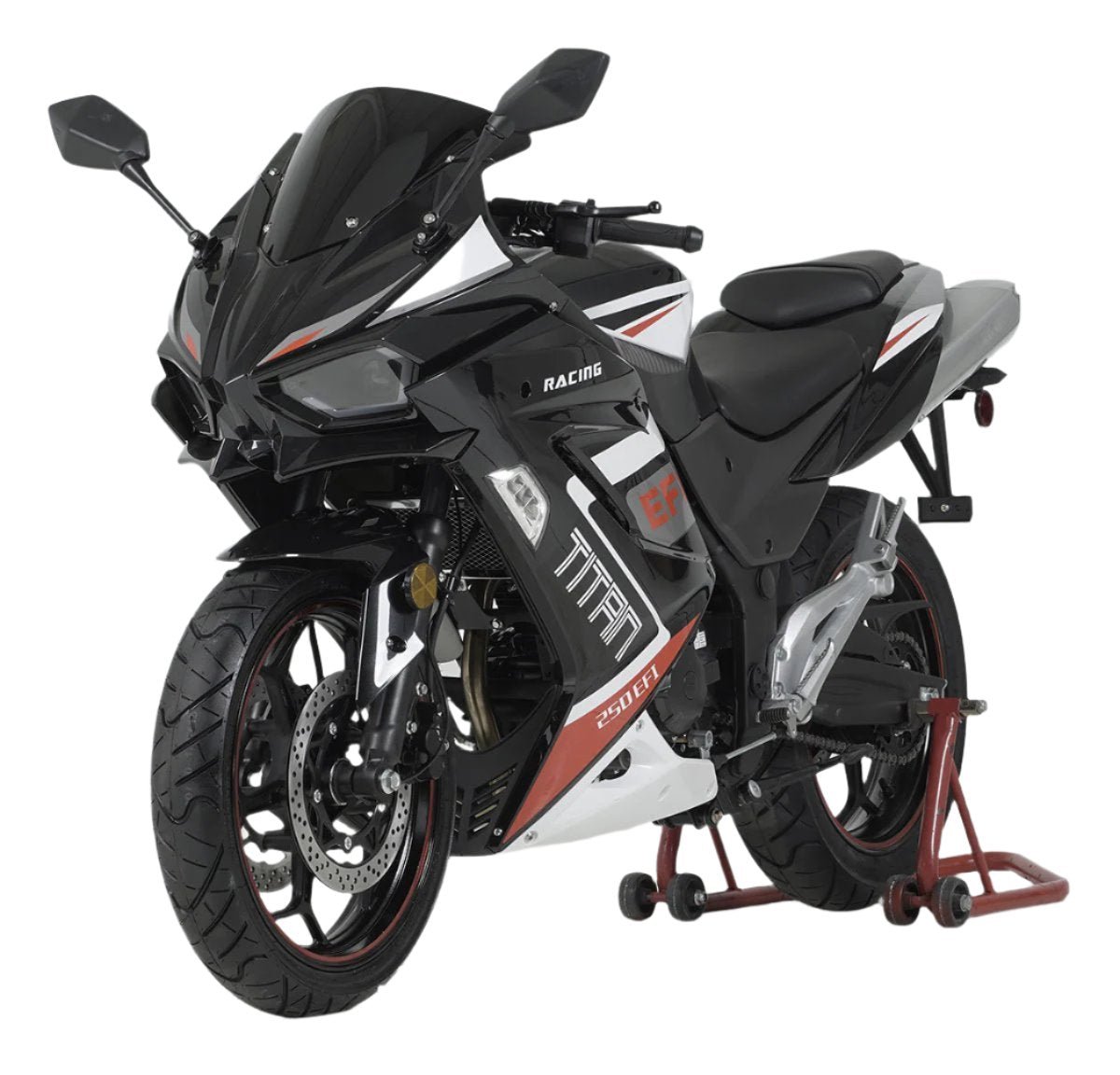 Titan 250 EFI Street Motorcycle, 6-Speed Manual - Blue