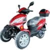 Topstar 200 Trike, 3-Wheel Motorcycle, Automatic Shifting, Trunk, 12-inch Wheels - Red