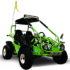 TrailMaster 200 XRX Deluxe Buggy Go Kart, Alloy Wheels, Lights, Turn Signals - Green