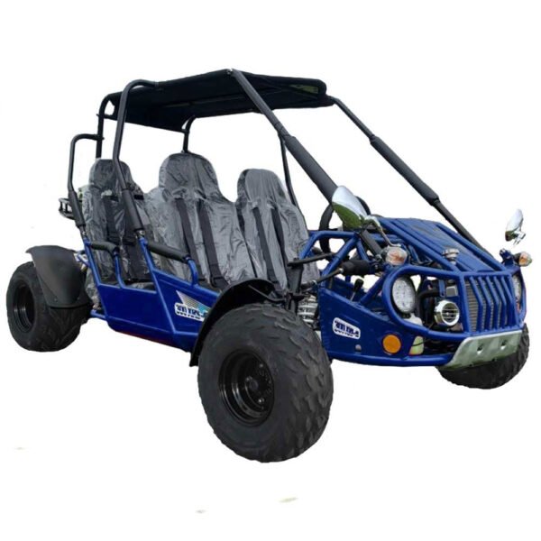 TrailMaster 300-XRS 4E 4-seater Buggy Go Kart, CVT Automatic EFI - Black