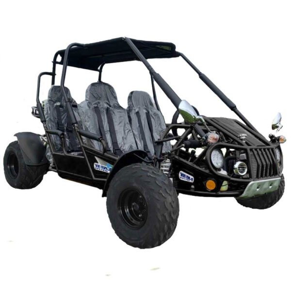 TrailMaster 300-XRS 4E 4-seater Buggy Go Kart, CVT Automatic EFI - Black