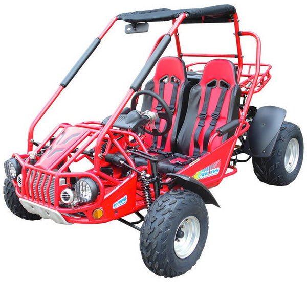 TrailMaster 300E XRS (EFI) Dune Buggy Go Kart, Liquid Cooled, Chain Drive - Red