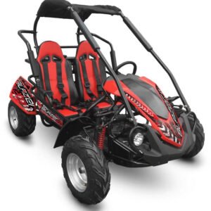 trailmaster-blazer-200r-mid-size-go-kart-7-5hp-torque-converter-electric-start-reverse-kids-ages-7-12-red