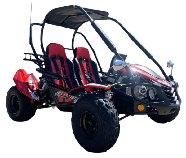TrailMaster Blazer i2K Electric Go Kart, Lithium Powered - Red