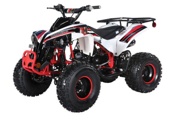 TrailMaster C125 125cc Sport ATV, Automatic with Reverse, 8-inch Wheels, Ages 9-12 - White/Red