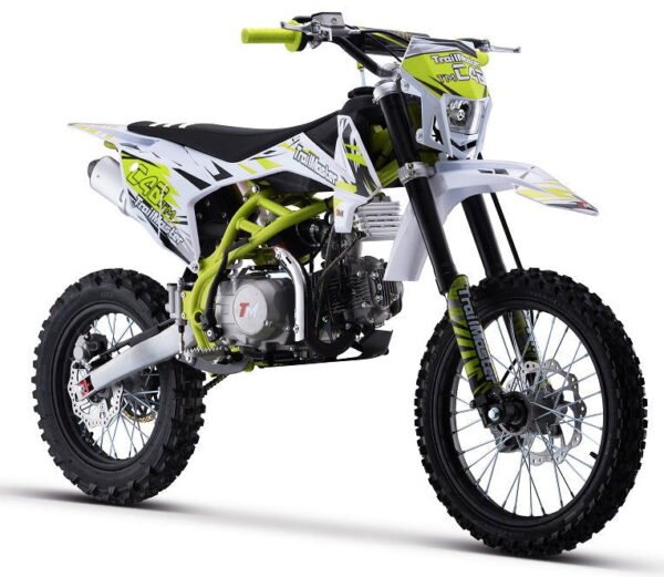 TrailMaster C40 140cc Gas Dirt Bike, 4-Speed Manual Clutch (17/14) Wheels, Ages 16 and up - Red