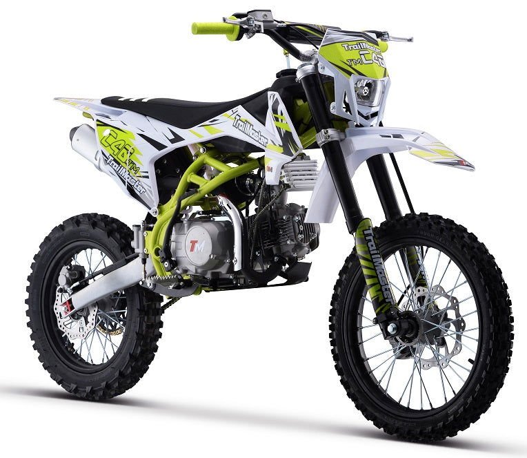 TrailMaster C40 140cc Gas Dirt Bike, 4-Speed Manual Clutch (17/14) Wheels, Ages 16 and up - Red