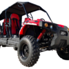 TrailMaster Challenger 200 4-Seater UTV Side-by-Side - Red