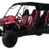 TrailMaster Challenger 200 4-Seater UTV Side-by-Side - Red