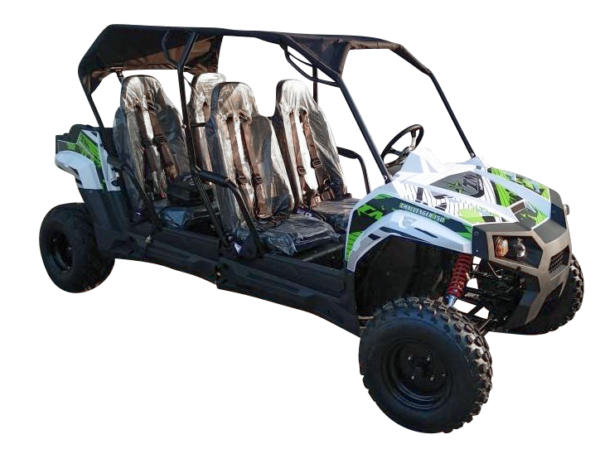 TrailMaster Challenger 200 4-Seater UTV Side-by-Side - Red