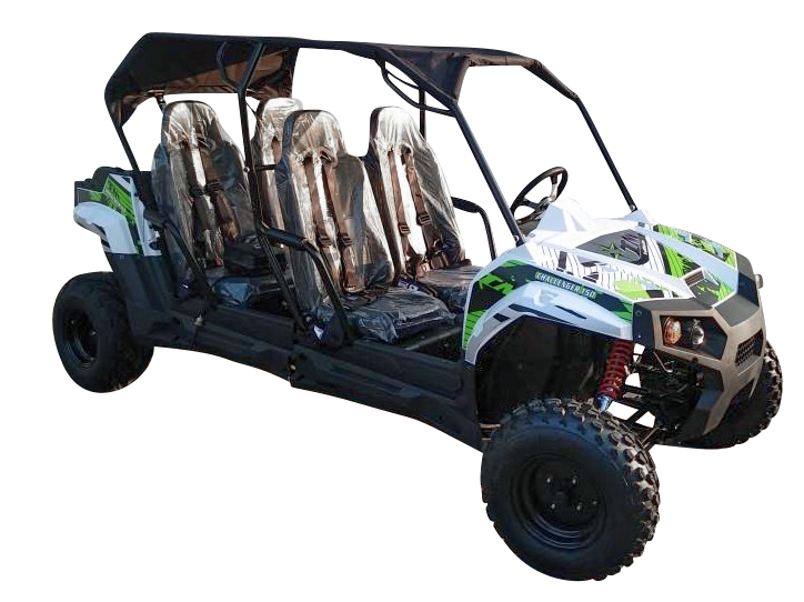 TrailMaster Challenger 200 4-Seater UTV Side-by-Side - Red