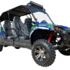 TrailMaster Challenger 200EX EFI 4-Seater UTV Side by Side Go Kart - Blue