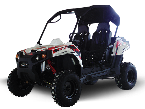 TrailMaster Challenger 300E (EFI) UTV Side-by-Side, Liquid Cooled - Red