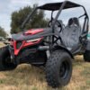 TrailMaster Cheetah 200 Full Size Buggy Go Kart, CVT Automatic with Reverse - Red