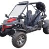 TrailMaster Cheetah 200EX EFI Go Kart CVT Automatic with Reverse, Alloy Wheels, Windshield - Blue