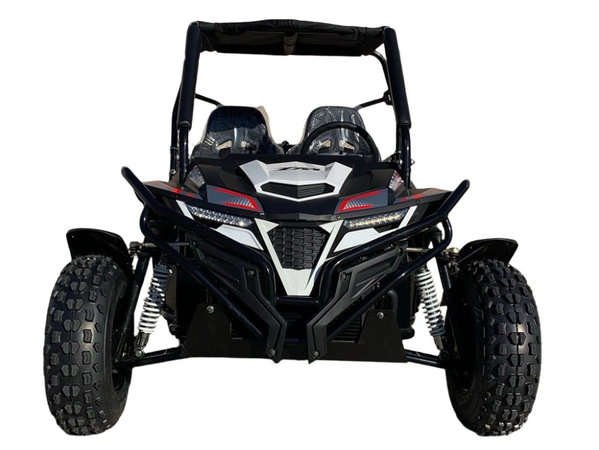 TrailMaster Cheetah 300E EFI UTV Go Kart, Shaft Drive, Liquid Cooled CVT Auto with Reverse - Red