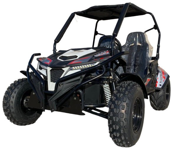 TrailMaster Cheetah 300E EFI UTV Go Kart, Shaft Drive, Liquid Cooled CVT Auto with Reverse - Red