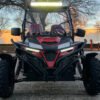TrailMaster Cheetah 300EX EFI Deluxe UTV Go Kart, Shaft Drive, Liquid Cooled CVT Auto with Reverse - Red