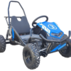 TrailMaster Cheetah i3 Kids Electric Mini Go Kart, 3-Speed settings, with Reverse, Kids Ages 4-9 - Blue