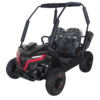 TrailMaster Cheetah i6 Electric Kids Go Kart, 48v 650w, Kids Ages 4-9 - Red