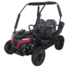 TrailMaster Cheetah i6 Electric Kids Go Kart, 48v 650w, Kids Ages 4-9 - Red