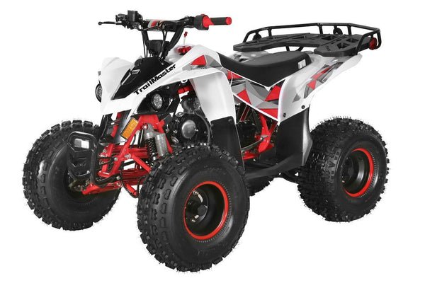 TrailMaster F125 125cc Sport ATV, Automatic with Reverse, 8-inch Wheels, Ages 9-12 - Red