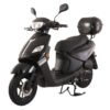 TrailMaster Flash 50cc Street Scooter, CVT Automatic, LED Lights, Rear Trunk Included, Ships Fully Assembled - Black