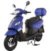 TrailMaster Flash 50cc Street Scooter, CVT Automatic, LED Lights, Rear Trunk Included, Ships Fully Assembled - Black