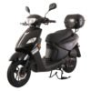 TrailMaster Flash 50cc Street Scooter, CVT Automatic, LED Lights, Rear Trunk Included, Ships Fully Assembled - Black