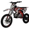 TrailMaster LK125 Pro Series Dirt Bike, Electric Start, 4-Speed Manual, Dual Disc Brakes, (17/14) Wheels - Red