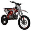 TrailMaster LK125 Pro Series Dirt Bike, Electric Start, 4-Speed Manual, Dual Disc Brakes, (17/14) Wheels - Red