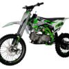 TrailMaster LK140 Pro Series Dirt Bike, Electric Start, 4-Speed Manual, Dual Disc Brakes, (17/14) Wheels - Green