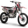 TrailMaster LX250 Dirt Bike, 6-Speed Manual, Dual Disc Brakes, Electric Start with Kick backup, (21/18) Wheels - Red