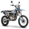 TrailMaster LX300 Dual Sport Dirt Bike, NC300 EFI Racing Engine, Liquid-Cooled, 6-Speed Manual, Dual Disc Brakes, Electric Start with Kick backup, Wheels (21/18) - Blue