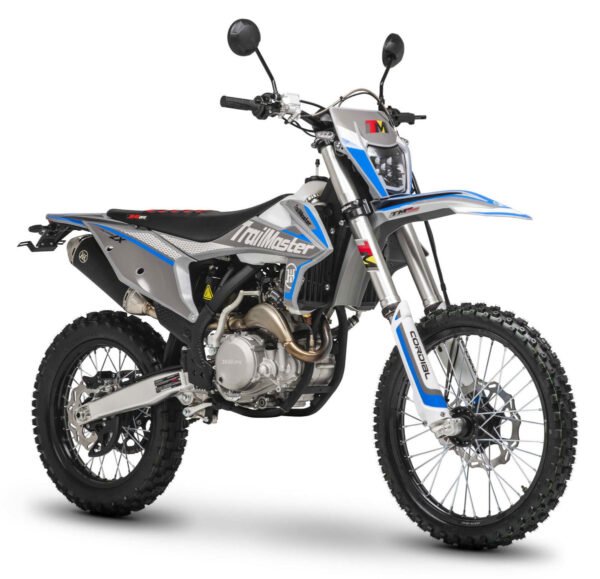 TrailMaster LX300 Dual Sport Dirt Bike, NC300 EFI Racing Engine, Liquid-Cooled, 6-Speed Manual, Dual Disc Brakes, Electric Start with Kick backup, Wheels (21/18) - Blue
