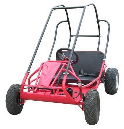 TrailMaster MID-Size XRS Go Kart 7.5hp, Pull Start, Kids Ages 7-12 (Number one Gokart Nationwide) - Red