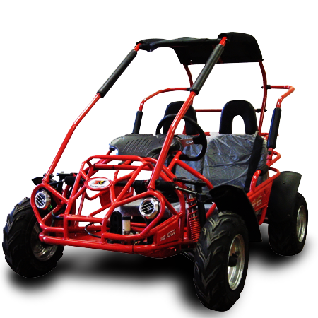 TrailMaster MID-Size XRX Go Kart, 196cc 6.5hp Torque Converter, Electric-Start, Kids Ages 7-12 - Red
