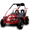 TrailMaster MID-Size XRX-R Go Kart, 196cc 6.5hp Torque Converter, Electric Start with Reverse, Kids Ages 7-12 - Red
