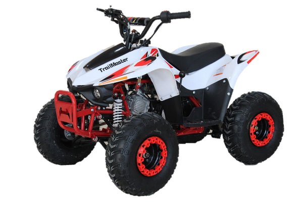 TrailMaster Mini Sport N110 ATV, Automatic with Reverse, 7 inch Wheels, Ages 8 and up - Red