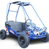 TrailMaster MINI XRS+ Kids Go Kart, 5.5hp Gas Engine, Dual Seats, Adjustable Pedals, Pull Start, Kids Ages 4-9 - Red