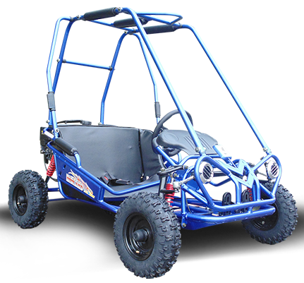 TrailMaster MINI XRS+ Kids Go Kart, 5.5hp Gas Engine, Dual Seats, Adjustable Pedals, Pull Start, Kids Ages 4-9 - Red